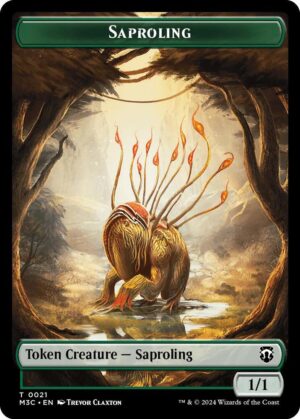 Saproling (Ripple Foil) // Emblem - 21 // 27: Commander: Modern Horizons 3