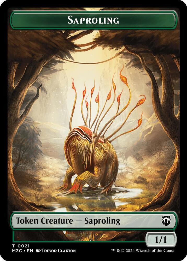 Saproling (Ripple Foil) // Emblem - 21 // 27: Commander: Modern Horizons 3