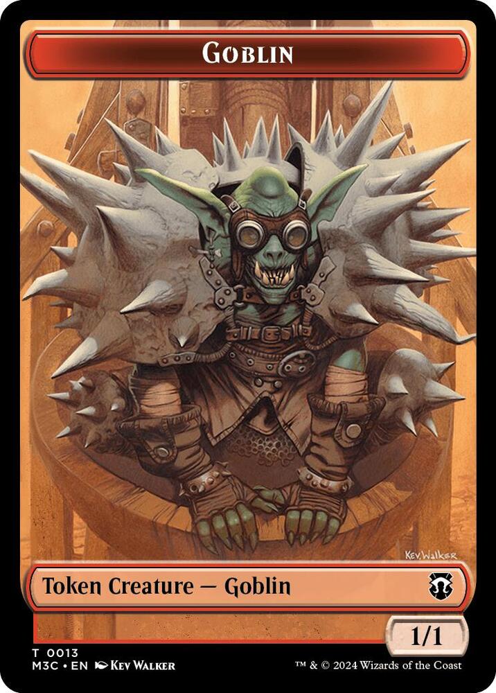 Goblin (Ripple Foil) // Tarmogoyf Double - 13 // 22: Commander: Modern Horizons 3