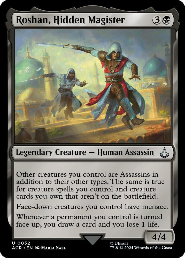 Roshan, Hidden Magister - 32: Universes Beyond: Assassin's Creed
