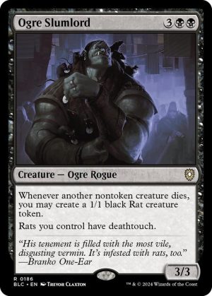 Ogre Slumlord - 186: Commander: Bloomburrow