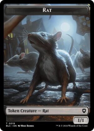 Rat // Raccoon Double - 19 // 29: Commander: Bloomburrow