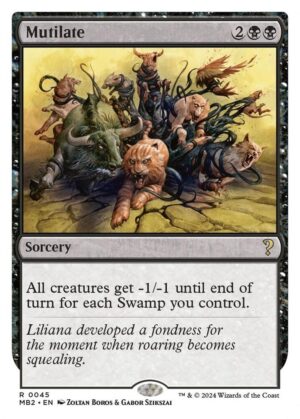 Mutilate (White Border) - 45: Mystery Booster 2