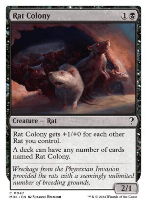 Rat Colony (White Border) - 47: Mystery Booster 2