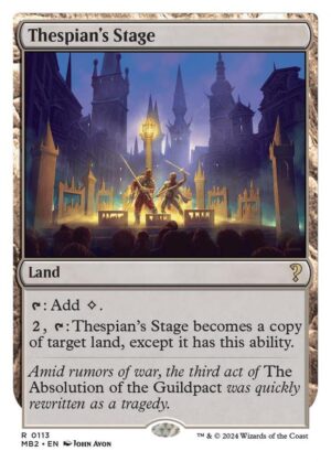 Thespian's Stage (White Border) - 113: Mystery Booster 2
