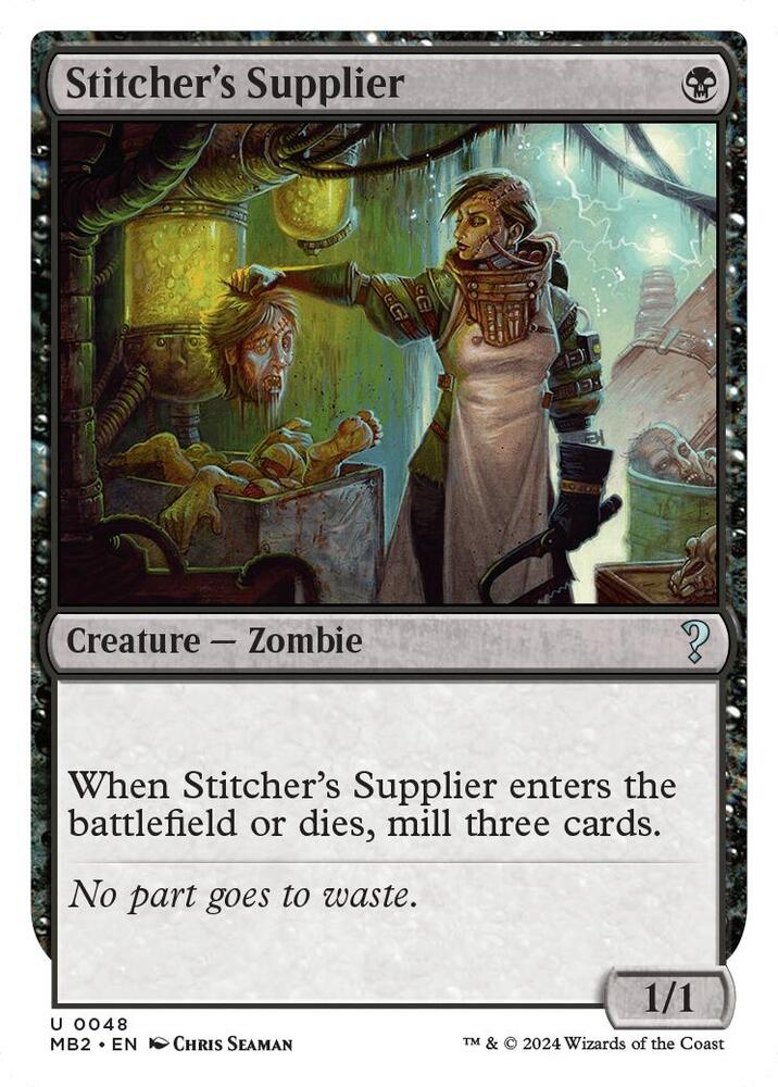 Stitcher's Supplier (White Border) - 48: Mystery Booster 2