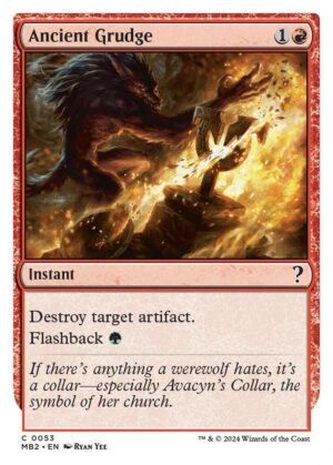 Ancient Grudge (White Border) - 53: Mystery Booster 2