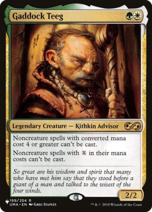 Gaddock Teeg - 199/254: The List Reprints