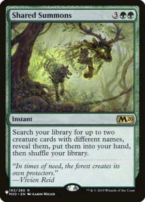 Shared Summons - 193/280: The List Reprints