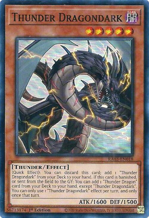 Thunder Dragondark - RA03-EN018: Quarter Century Bonanza