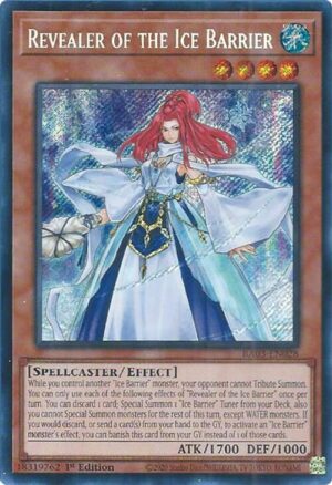 Revealer of the Ice Barrier (Secret Rare) - RA03-EN028: Quarter Century Bonanza