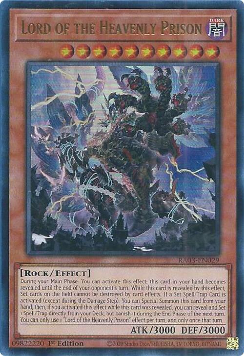 Lord of the Heavenly Prison - RA03-EN029: Quarter Century Bonanza