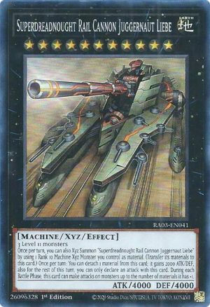 Superdreadnought Rail Cannon Juggernaut Liebe - RA03-EN041: Quarter Century Bonanza