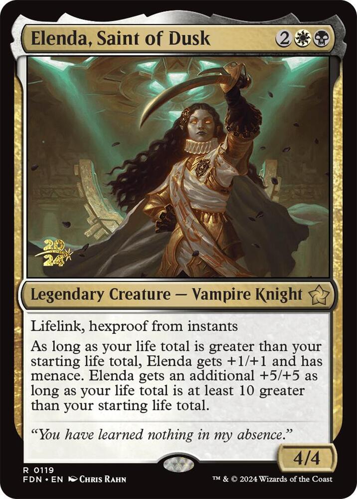 Elenda, Saint of Dusk - 119: Prerelease Cards