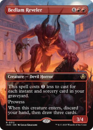 Bedlam Reveler (Borderless) - 312: Innistrad Remastered