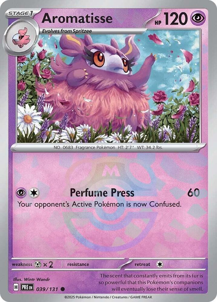 Aromatisse (Master Ball Pattern) - 039/131: SV: Prismatic Evolutions