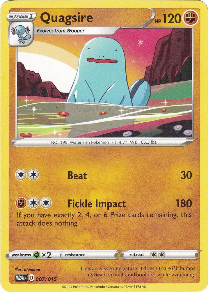 Quagsire - 007/015: McDonald's Promos 2024