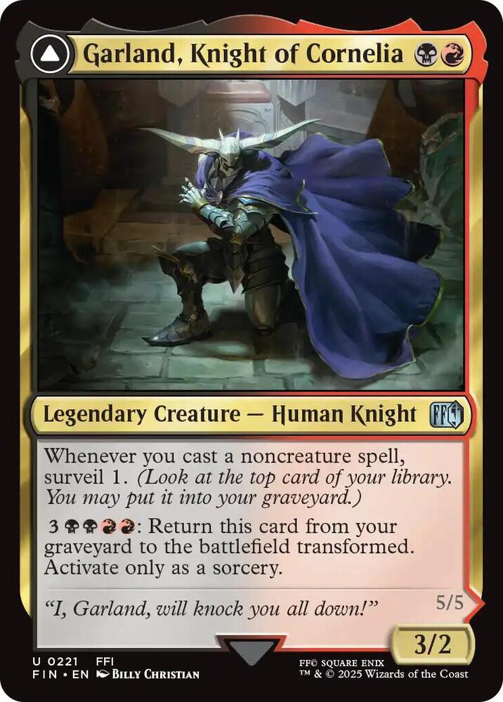 Garland, Knight of Cornelia - 221: FINAL FANTASY