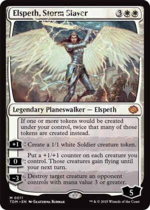 Elspeth, Storm Slayer - 11: Promo Pack: Tarkir: Dragonstorm