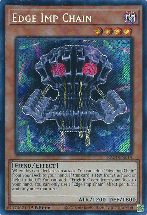 Edge Imp Chain (Secret Rare) - RA04-EN014: Quarter Century Stampede