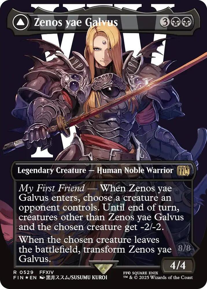 Zenos yae Galvus (Borderless) (Surge Foil) - 529: FINAL FANTASY