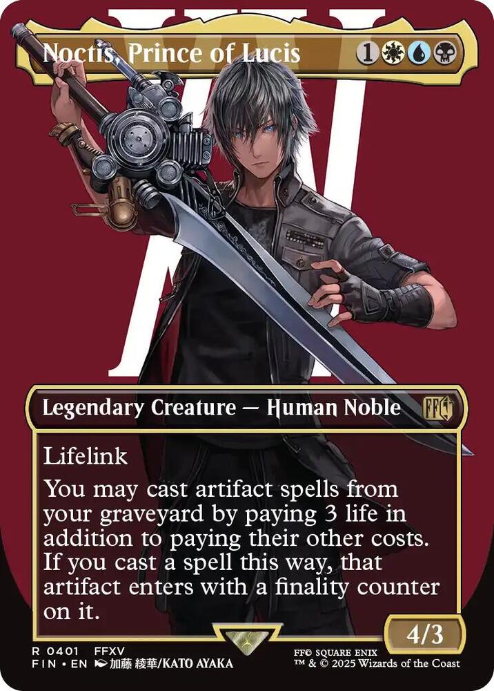 Noctis, Prince of Lucis (Borderless) - 401: FINAL FANTASY