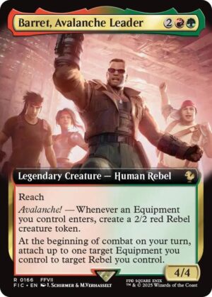 Barret, Avalanche Leader (Extended Art) - 166: Commander: FINAL FANTASY