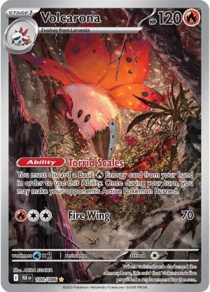 Volcarona - 100/086: SV: Black Bolt
