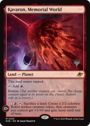 Kavaron, Memorial World - 255: Promo Pack: Edge of Eternities
