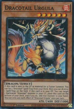 Dracotail Urgula (Super Rare) - JUSH-EN004: Justice Hunters