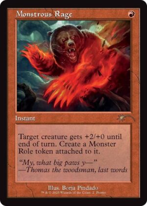 Monstrous Rage (Retro Frame) - 2: WPN & Gateway Promos