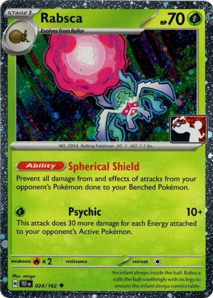 Rabsca (Cosmos Holo) - 024/162: Prize Pack Series Cards (ES)