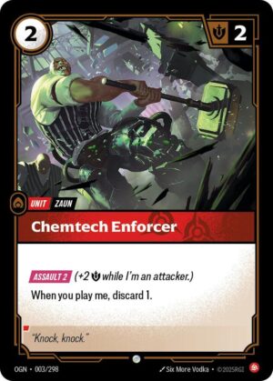 Chemtech Enforcer - 003/298: Origins
