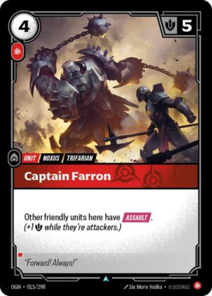 Captain Farron - 015/298: Origins