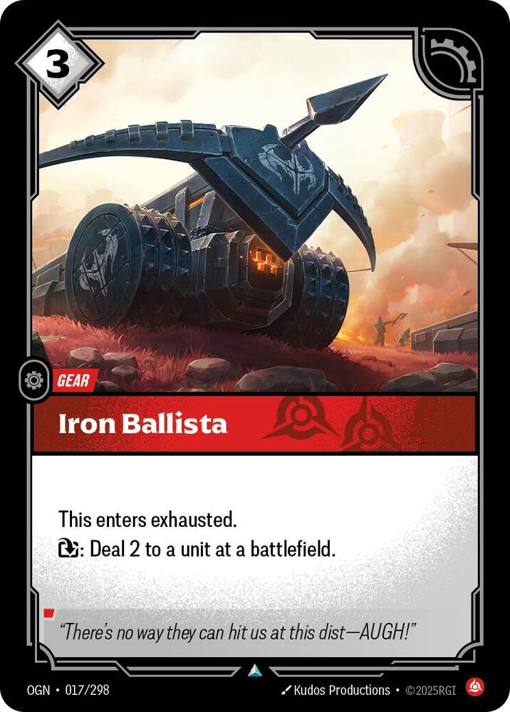Iron Ballista - 017/298: Origins