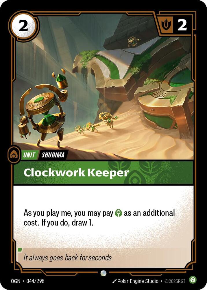 Clockwork Keeper - 044/298: Origins