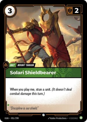 Solari Shieldbearer - 051/298: Origins