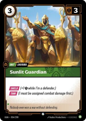 Sunlit Guardian - 054/298: Origins