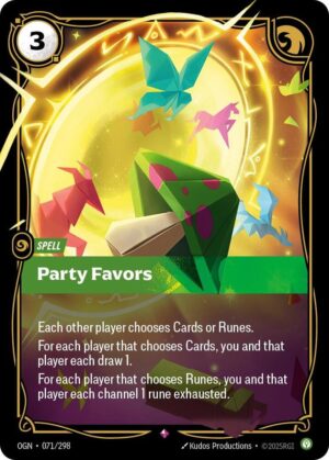 Party Favors - 071/298: Origins