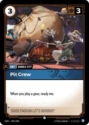 Pit Crew - 091/298: Origins