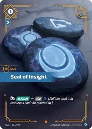 Seal of Insight - 120/298: Origins