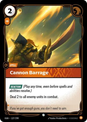 Cannon Barrage - 127/298: Origins