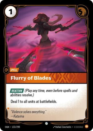 Flurry of Blades - 133/298: Origins
