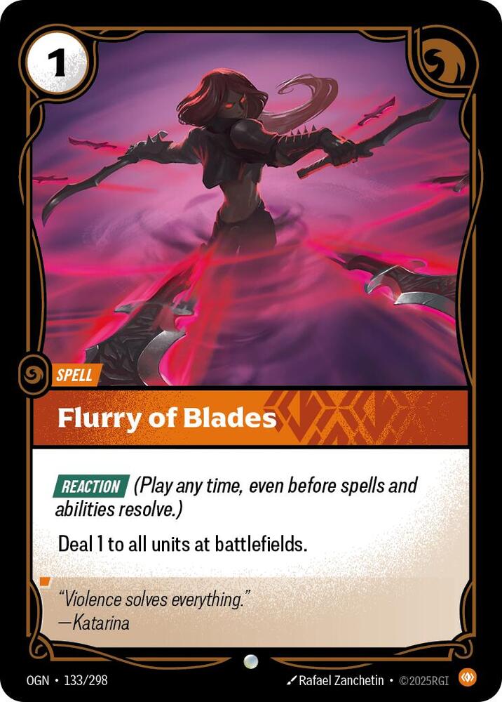 Flurry of Blades - 133/298: Origins