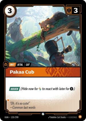 Pakaa Cub - 135/298: Origins