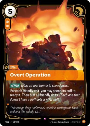 Overt Operation - 153/298: Origins