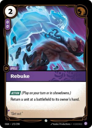 Rebuke - 172/298: Origins