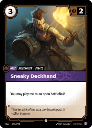 Sneaky Deckhand - 176/298: Origins