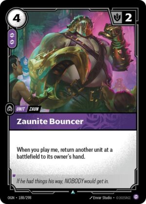 Zaunite Bouncer - 188/298: Origins