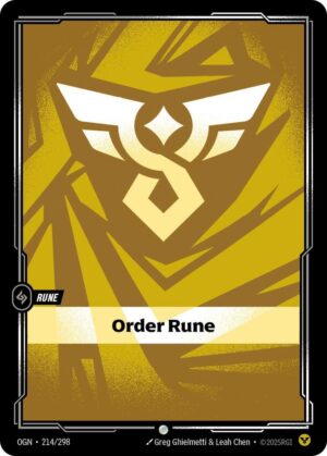 Order Rune - 214/298: Origins